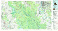 1980s Maps of Bruly La Croix, LA | Pastmaps